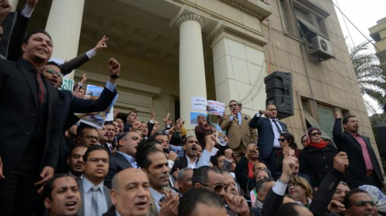 محامو مصر في الشارع: أول تظاهرة منذ سنوات